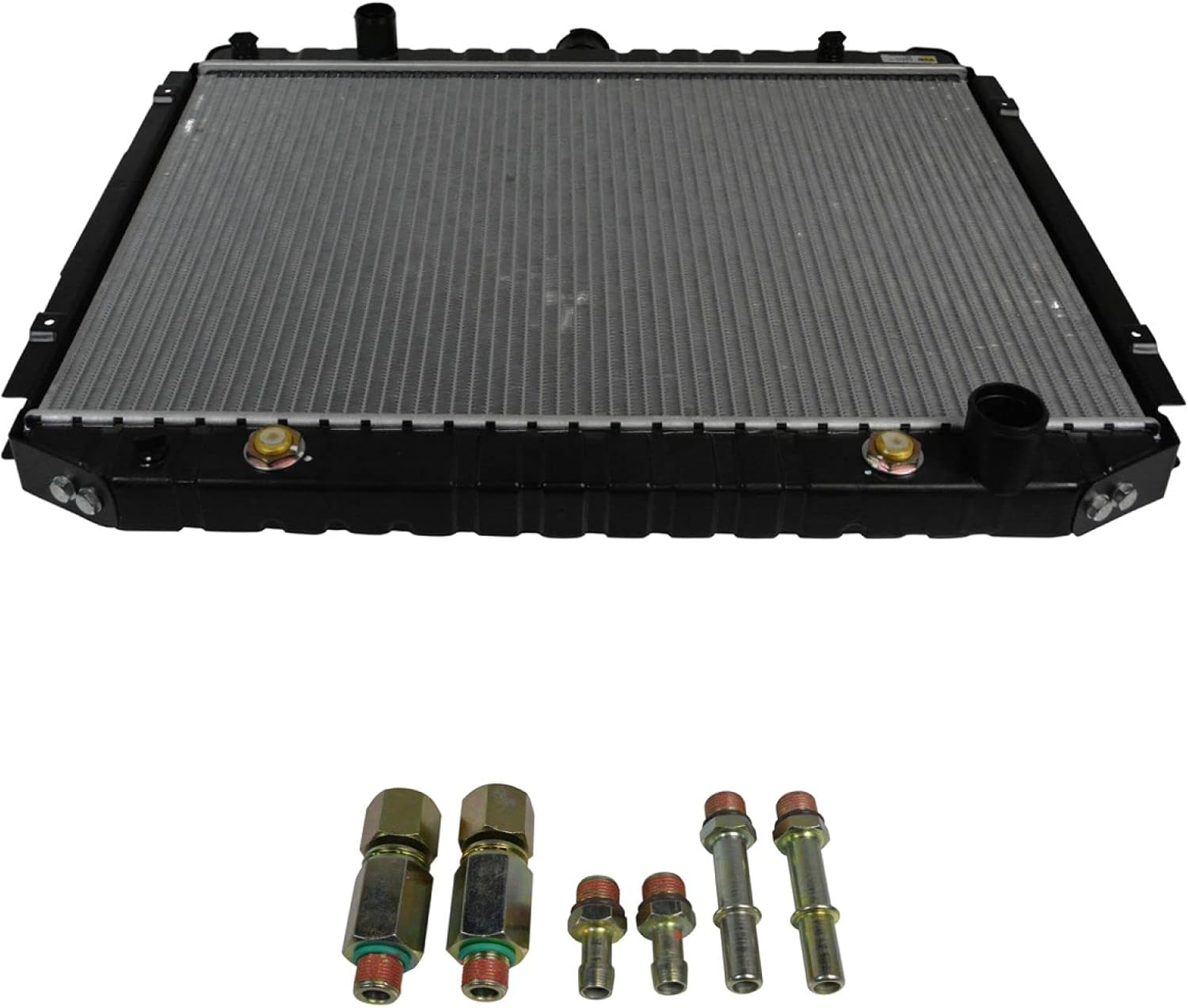 TRQ Radiator Assembly Aluminum Core for Dodge Ram Van Models