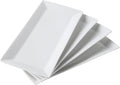 12 in Serving Platters Set of 4 - Stackable White Ceramic Party Trays