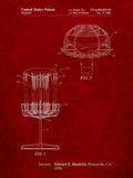 Vintage Disc Golf Basket Patent Print - 12 x 16