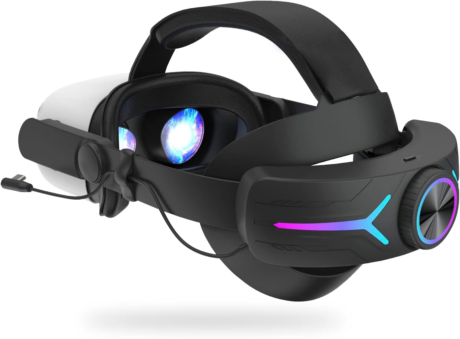Head Strap Battery Pack for Oculus Quest 2 with LED Backlight