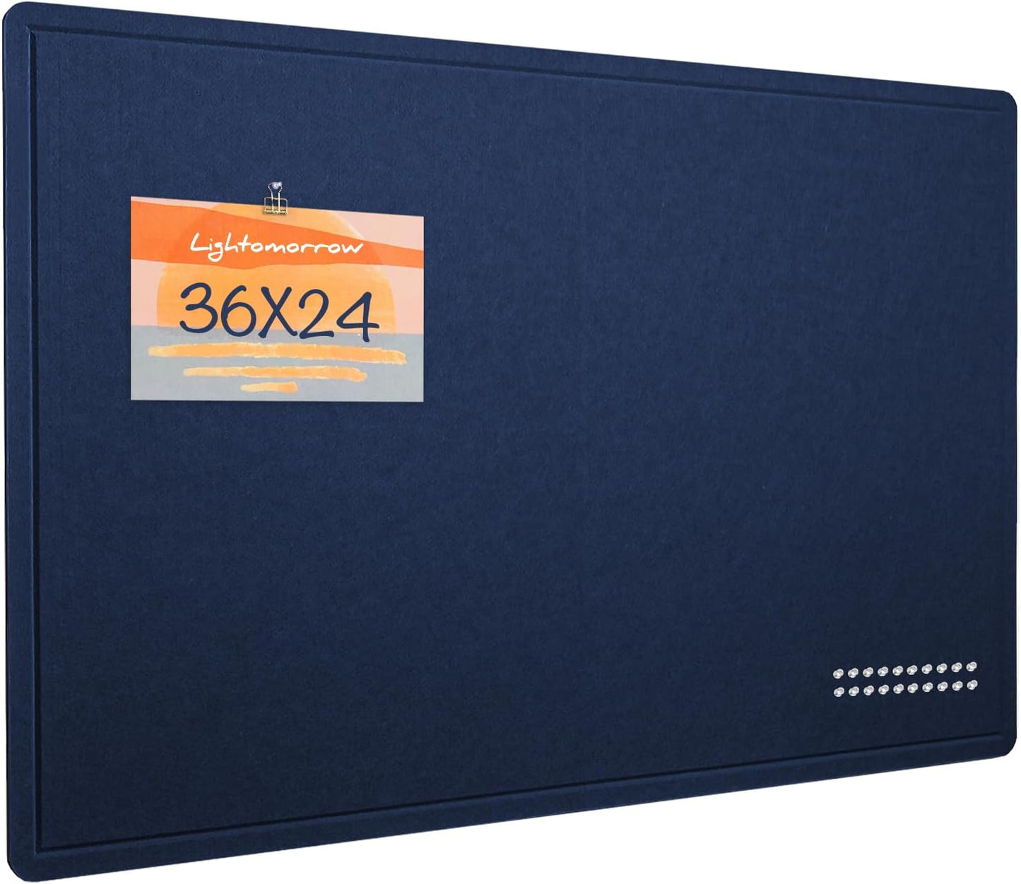 36 x 24 inches Felt Bulletin Board - Stylish Cork Board Alternative