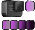 ND & CPL Filter Kit for GoPro Hero 8 - ND8 ND16 ND32 + CPL