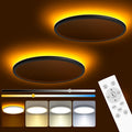 Zemty 12 Inch LED Ceiling Light with Night Light - Dimmable 2 Pack