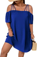 SOLY HUX Plus Size Off Shoulder Summer Tunic Dress - Comfortable Fit