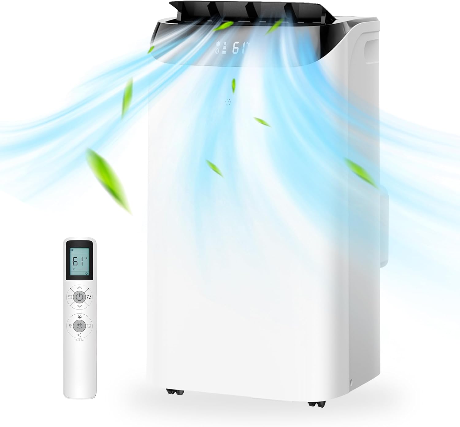 14000 BTU Portable Air Conditioner with Fan & Dehumidifier