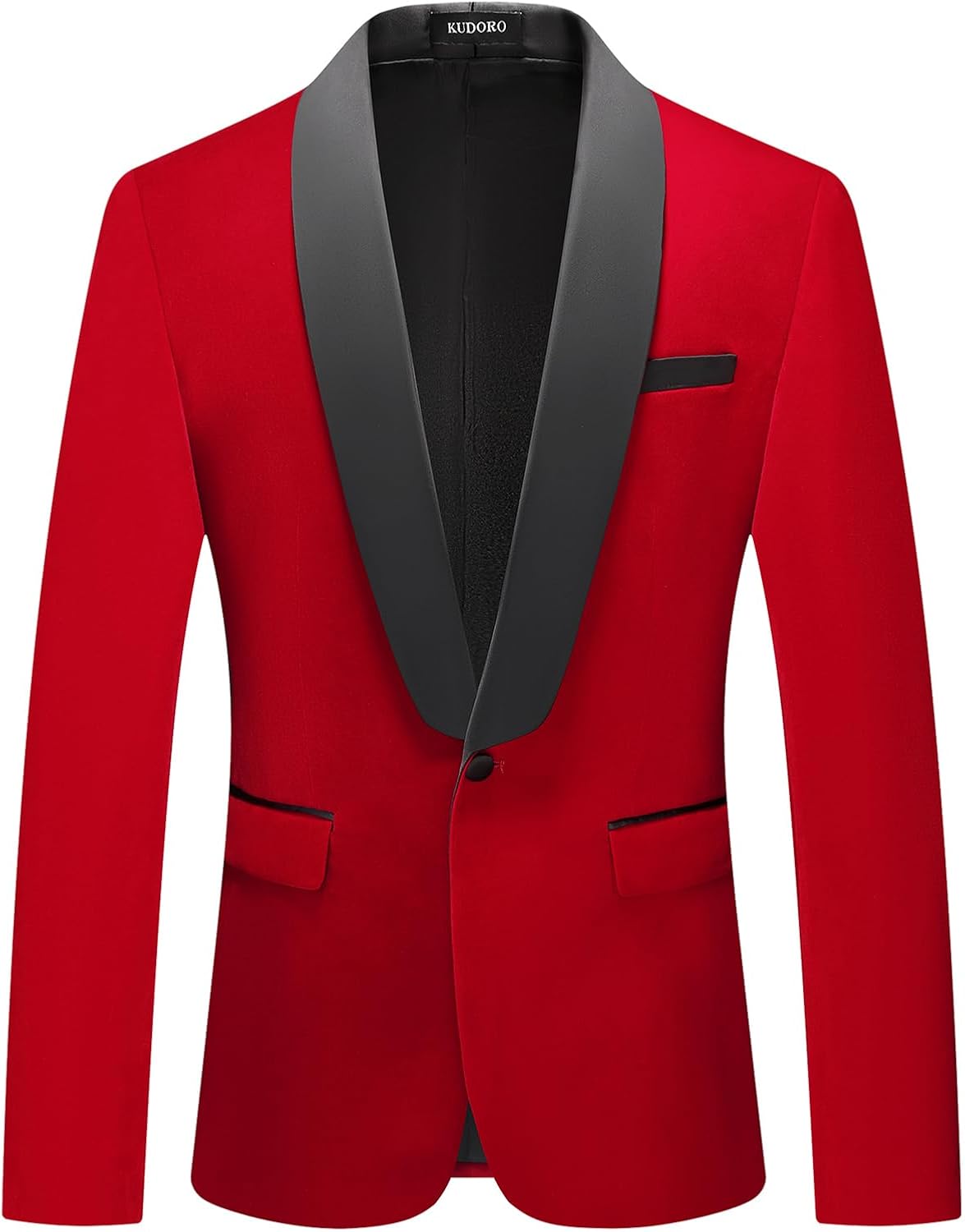 Mens Velvet Blazer Slim Fit Tuxedo Jacket for Weddings and Events