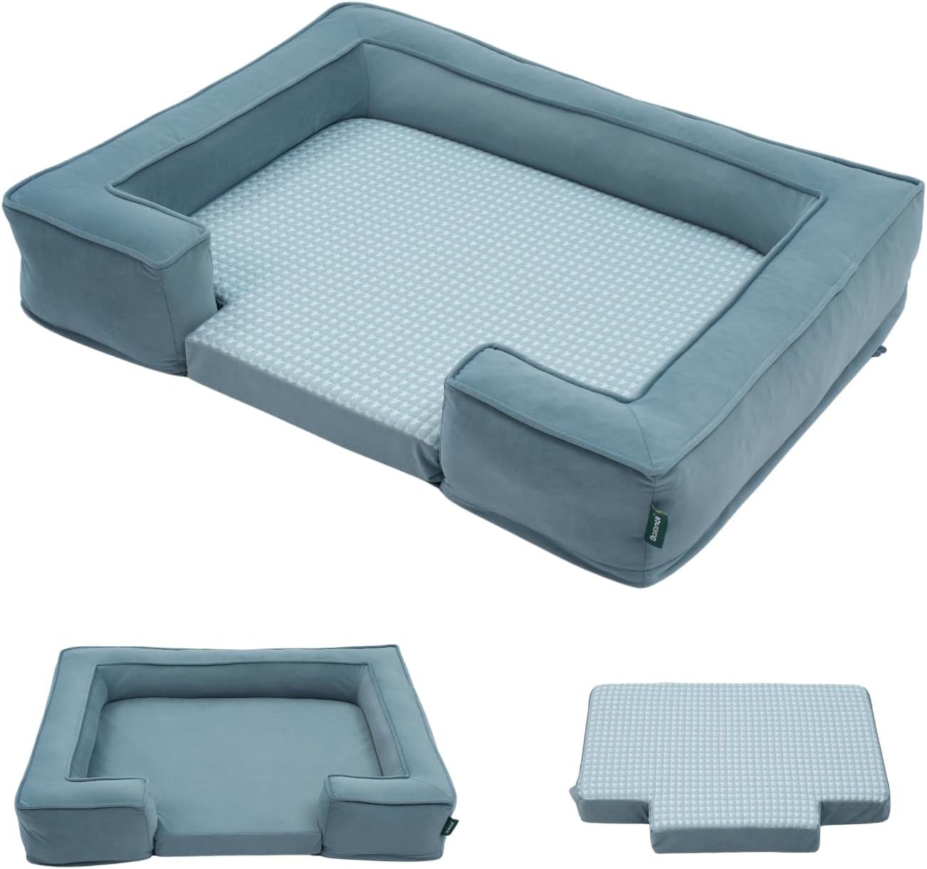 Cooling Orthopedic Dog Bed for Large Dogs with Removable Cover