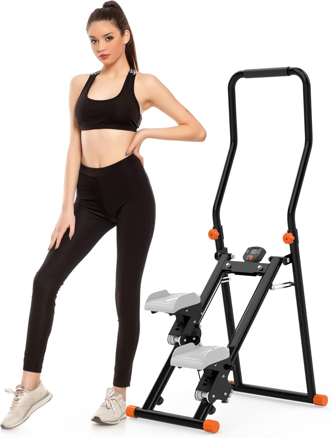 Stair Stepper for Home Gym - Foldable Vertical Climber Machine