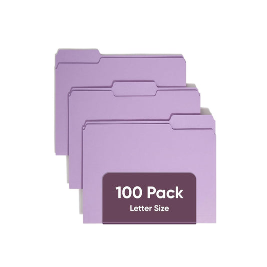 Smead Lavender File Folders for Enhanced Organization and Storage
