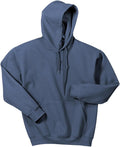 Gildan Heavy Blend Drawcord Hooded Sweatshirt XXXX-Large Indigo Blue