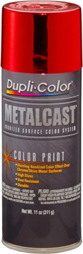Dupli-Color Metalcast Red Anodized Spray Paint Pack of 6 - High Heat