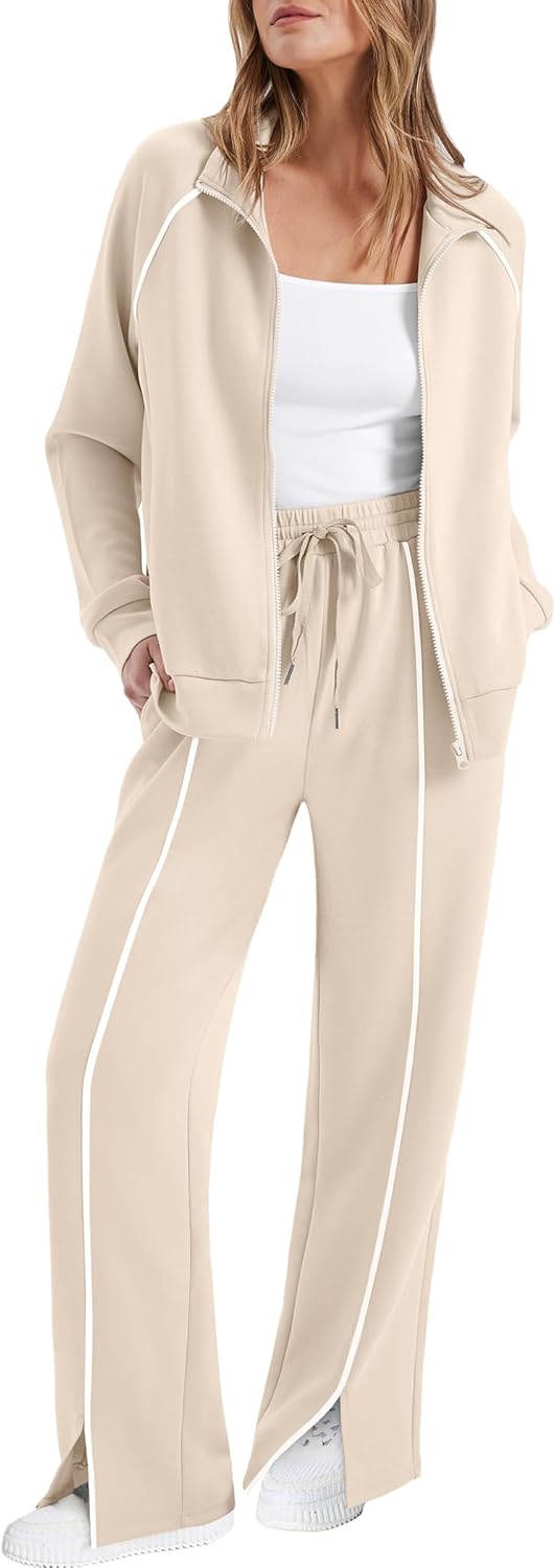 Stylish 2 Piece Outfits for Women Lounge Sets by SAMPEEL