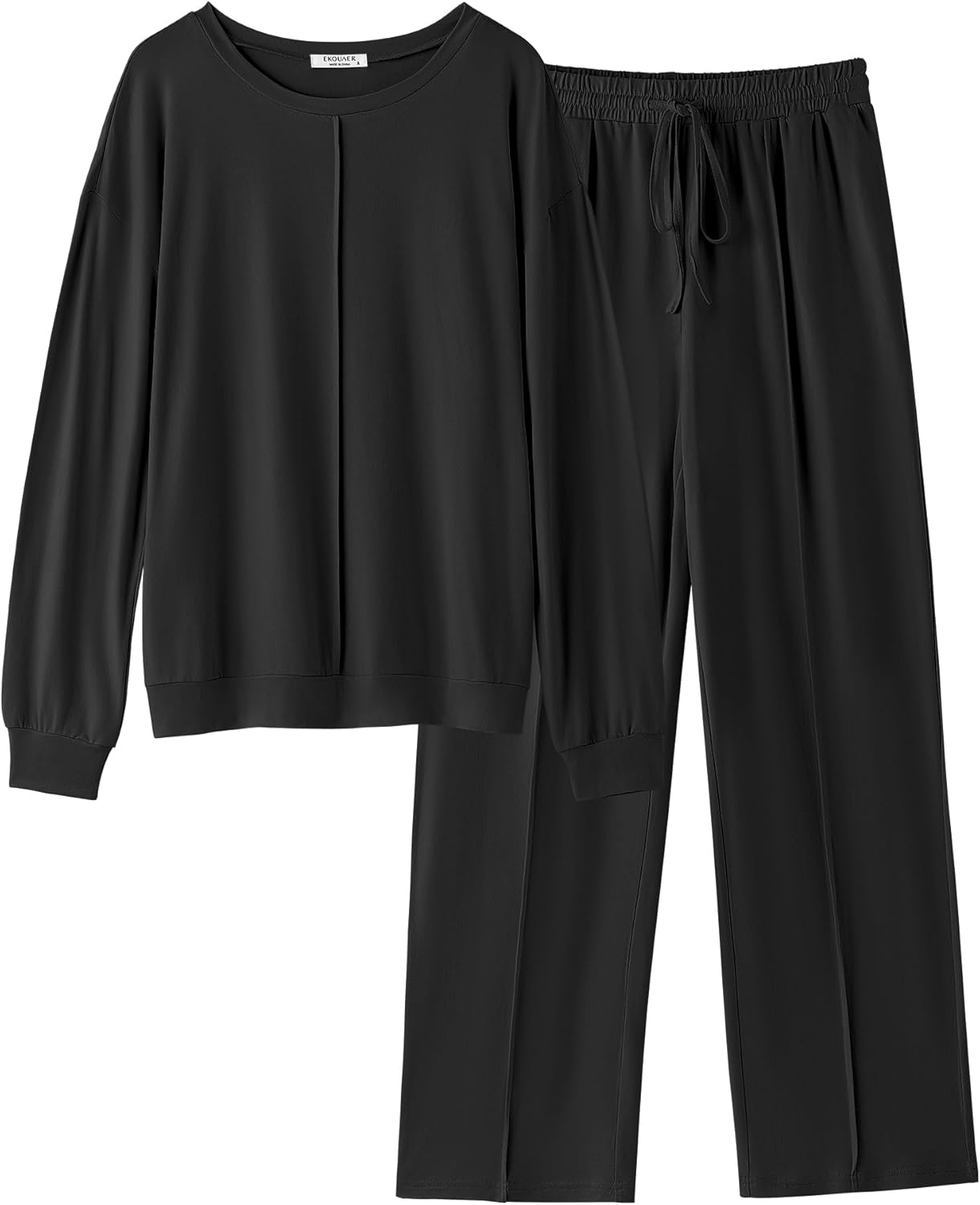 Ekouaer Pajama Sets for Women - Cozy 2 Piece Sleepwear Set