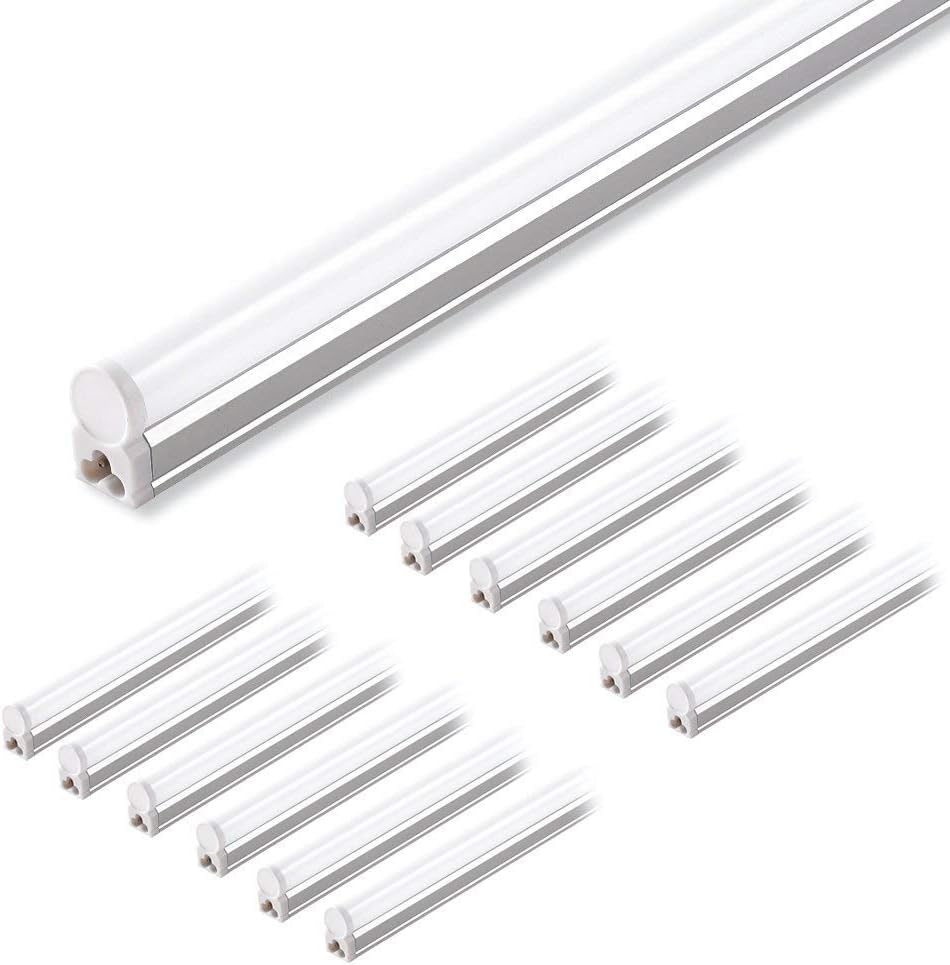 Barrina LED T5 Shop Light Pack of 12 for Bright Utility Lighting
