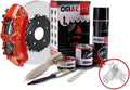 OMAC High Temperature Brake Caliper Paint System Kit - Texas Red
