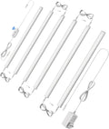 Motion Sensor Dimmable LED Under Cabinet Lighting - Linkable 12in Bars