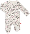 Magnetic Baby Footie Pajamas 100% Organic Cotton (Style 8F4Z)