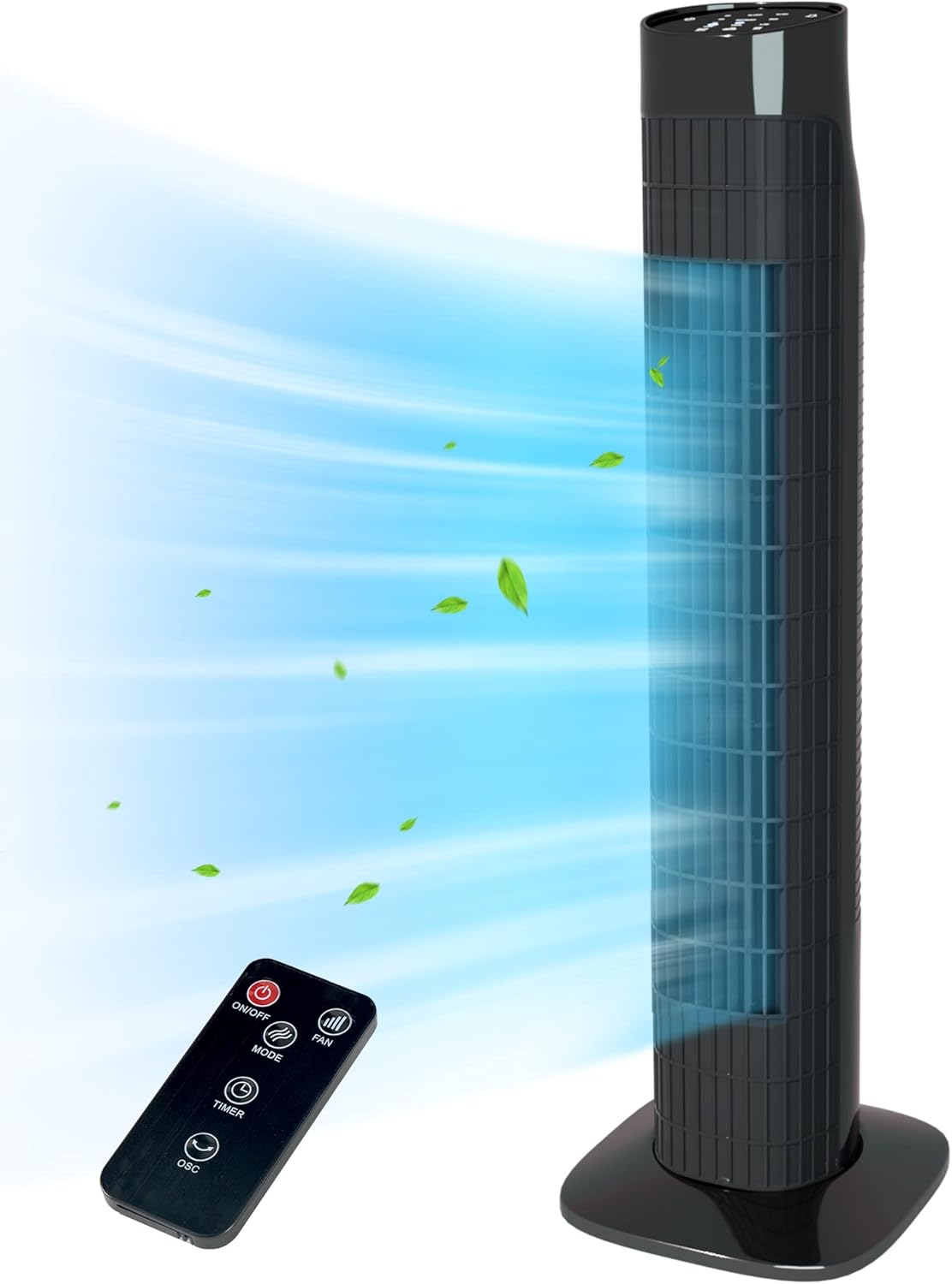 32 Inch Tower Fan: Powerful Cooling & Remote Control!