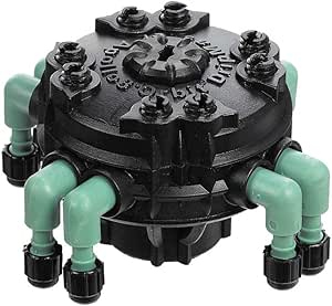10 Pack Orbit Adjustable Flow 8-Port Drip Irrigation Manifold