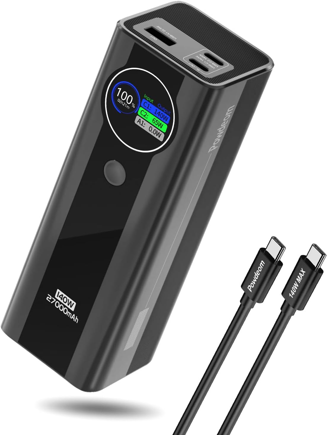 Fast 140W Power Bank for Laptop & Devices