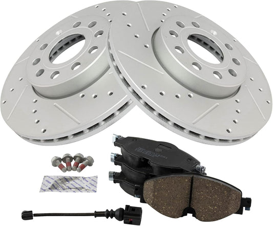 TRQ Front Posi Ceramic Brake Pad & Performance Rotor Kit Review