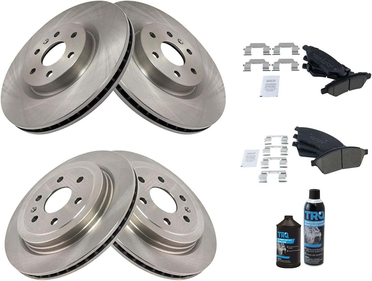 TRQ Brake Pad & Rotor Kit for 2010-2016 Cadillac SRX Review
