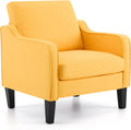 VINGLI Accent Chair Mid Century Modern Yellow Reading Chair