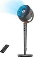 Dreo Quiet 120 Oscillating Standing Fan - 8 Speeds, 3 Modes, 20dB, 8H Timer
