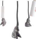 Elephant Toilet Paper Holder 16in Cast Iron - Rustic Funny Decor