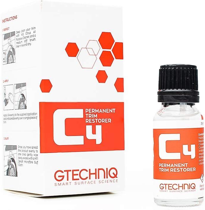 Gtechniq C4 Permanent Trim Restorer for Faded Trim Repair