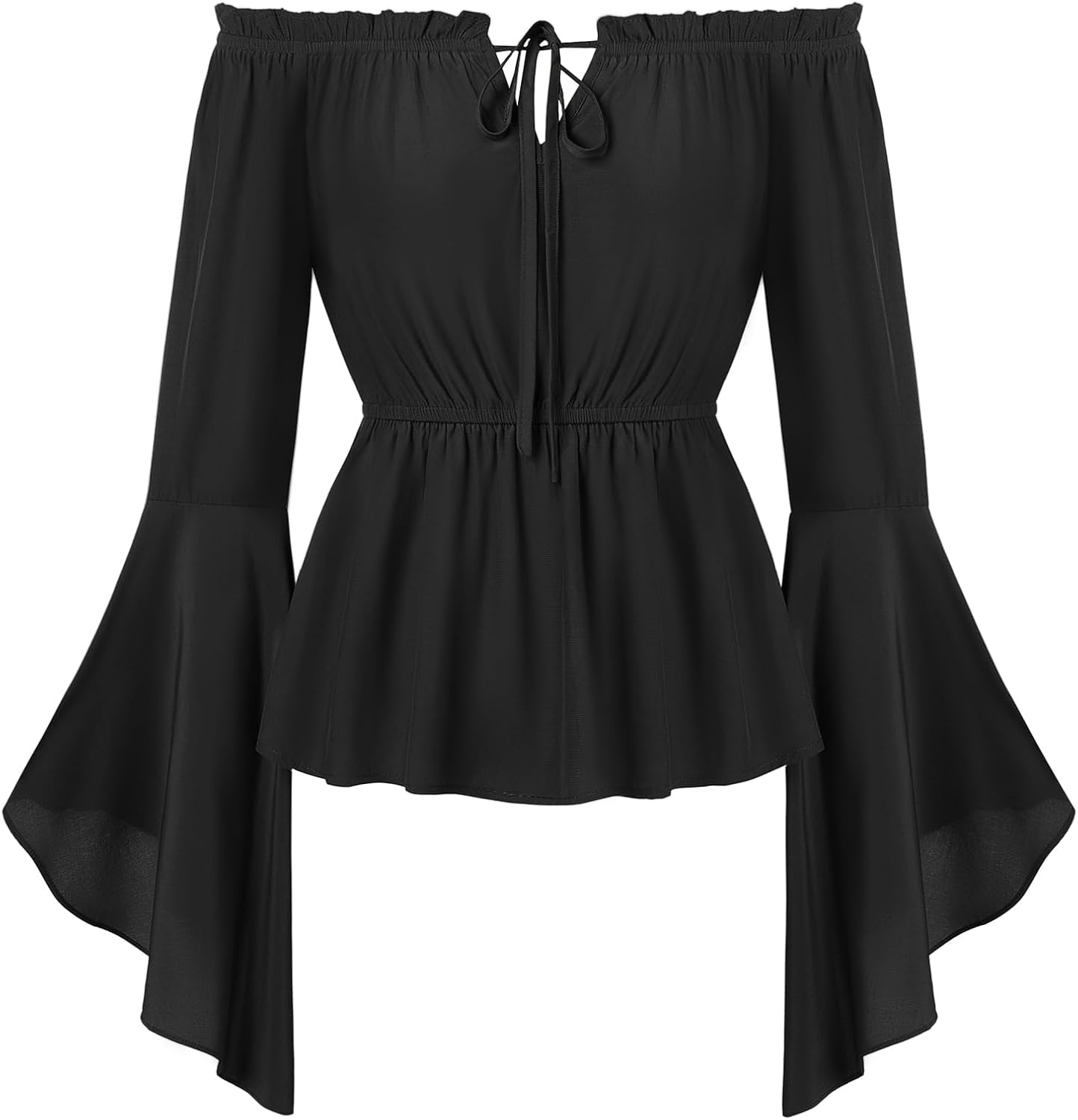 Scarlet Darkness Renaissance Shirt for Women - Elegant Peasant Blouse