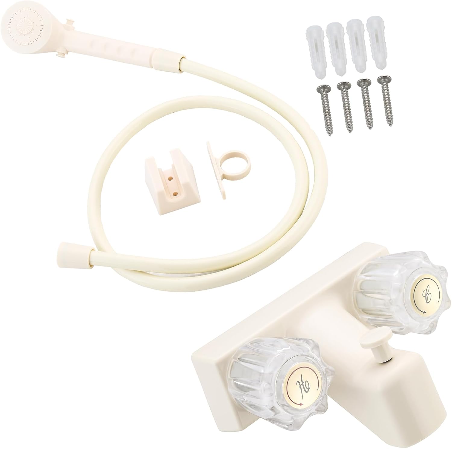 RV Shower Faucet with Hose and Head for Outdoor Adventures