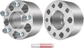 5x4.75 Hubcentric Wheel Spacers 3in 5x120.65 to 5x4.75 - Centered Fit