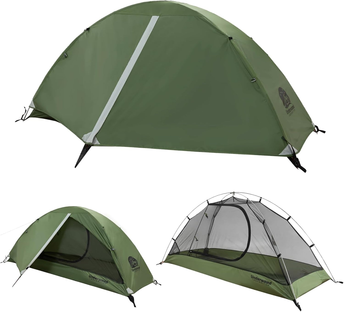 Ultralight Waterproof 1 Person Backpacking Tent for Camping