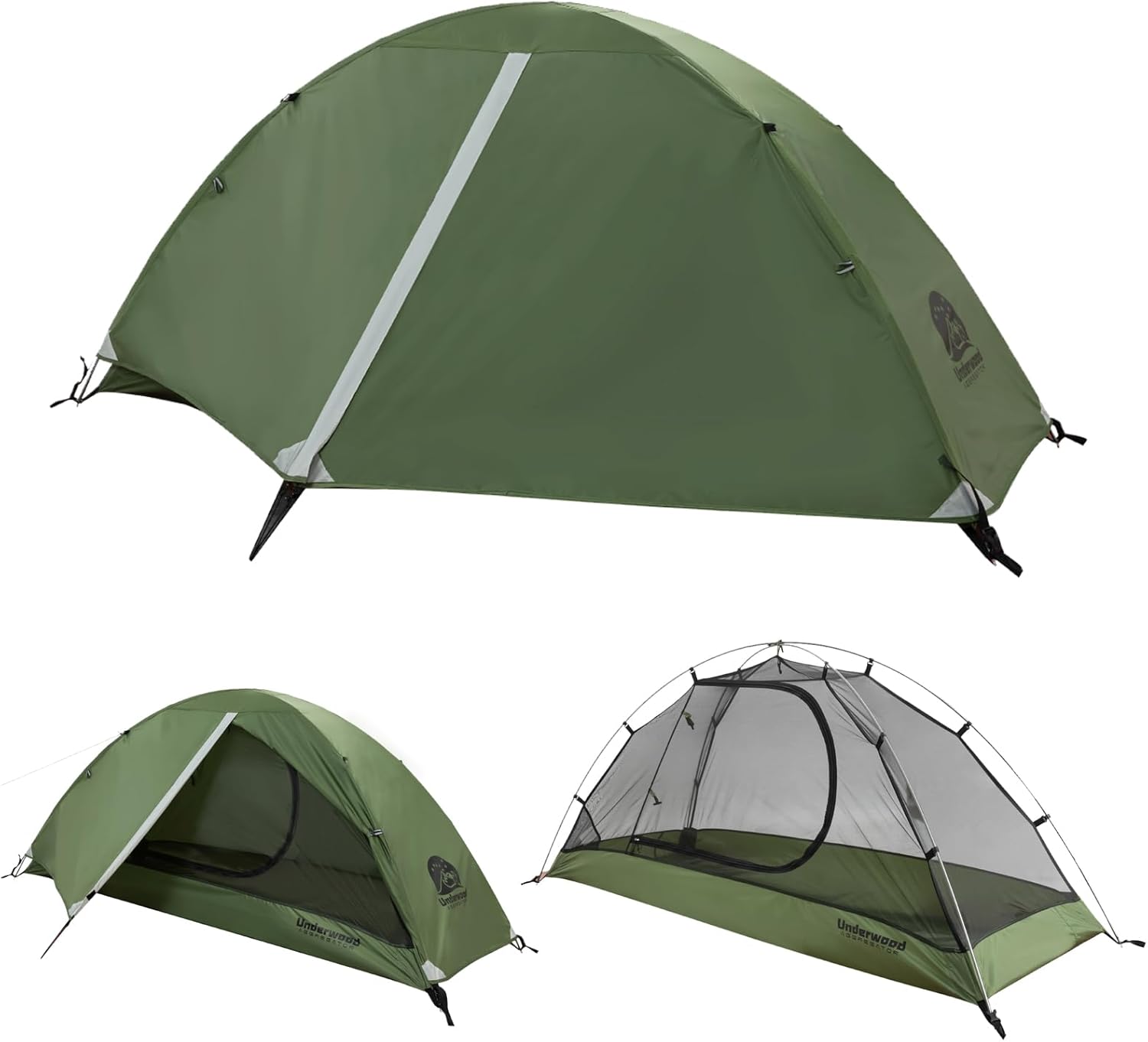 Ultralight Waterproof 1 Person Backpacking Tent for Camping