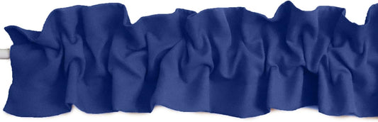 Solid Poplin Sleeve Topper Window Valance for Home Decor
