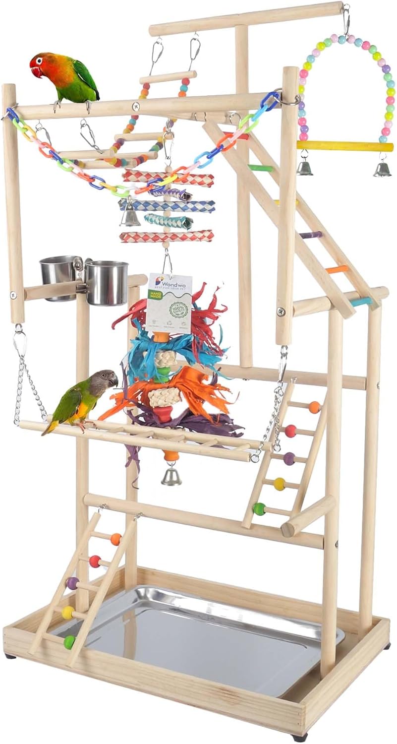 Parrot Playground Large 4 Layers for Small Birds and Parrots