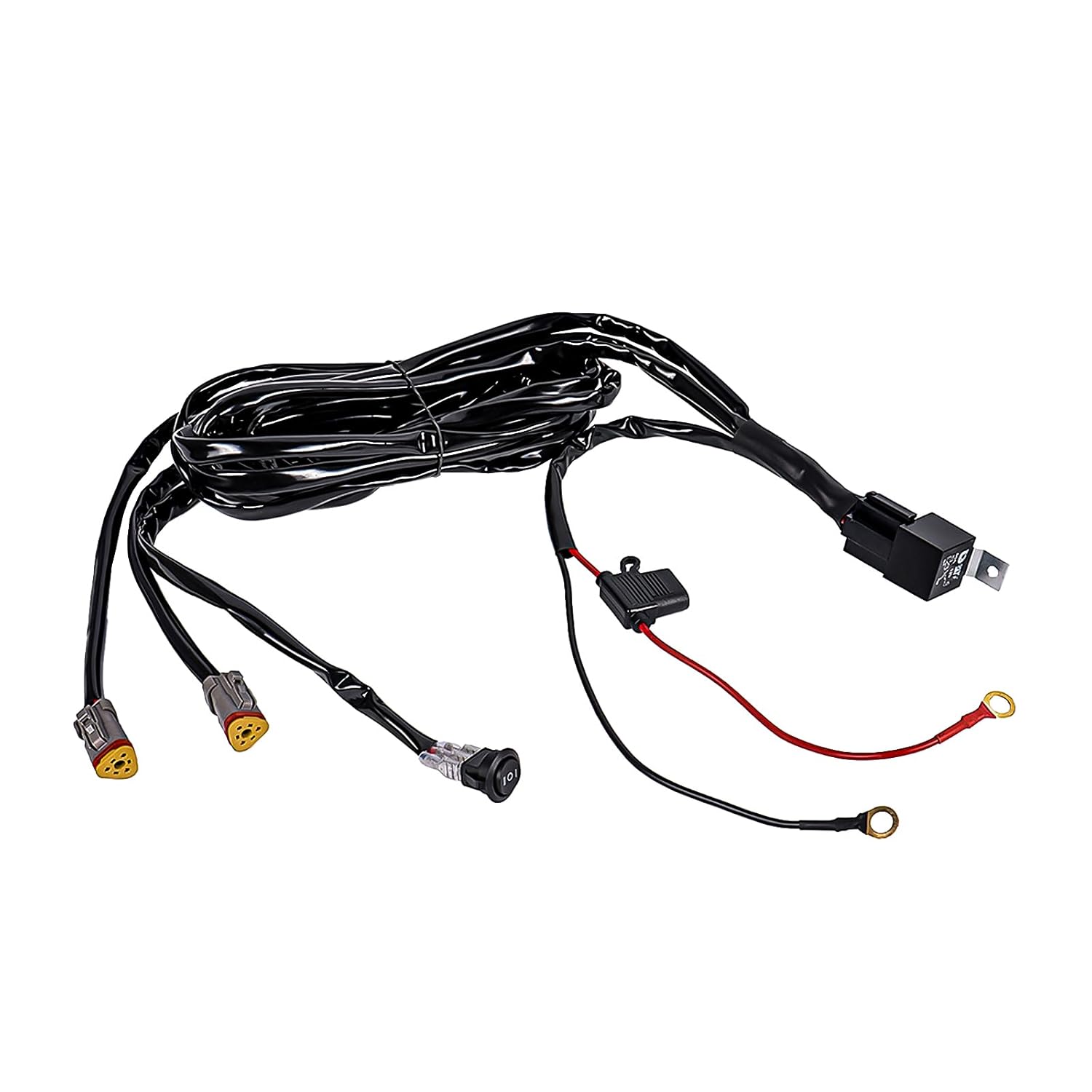 BICYACO LED Light Bar Wiring Harness Kit for Off Road Use
