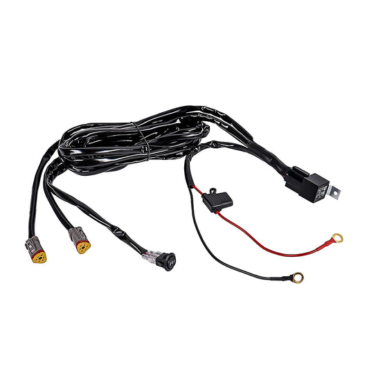 BICYACO LED Light Bar Wiring Harness Kit for Off Road Use