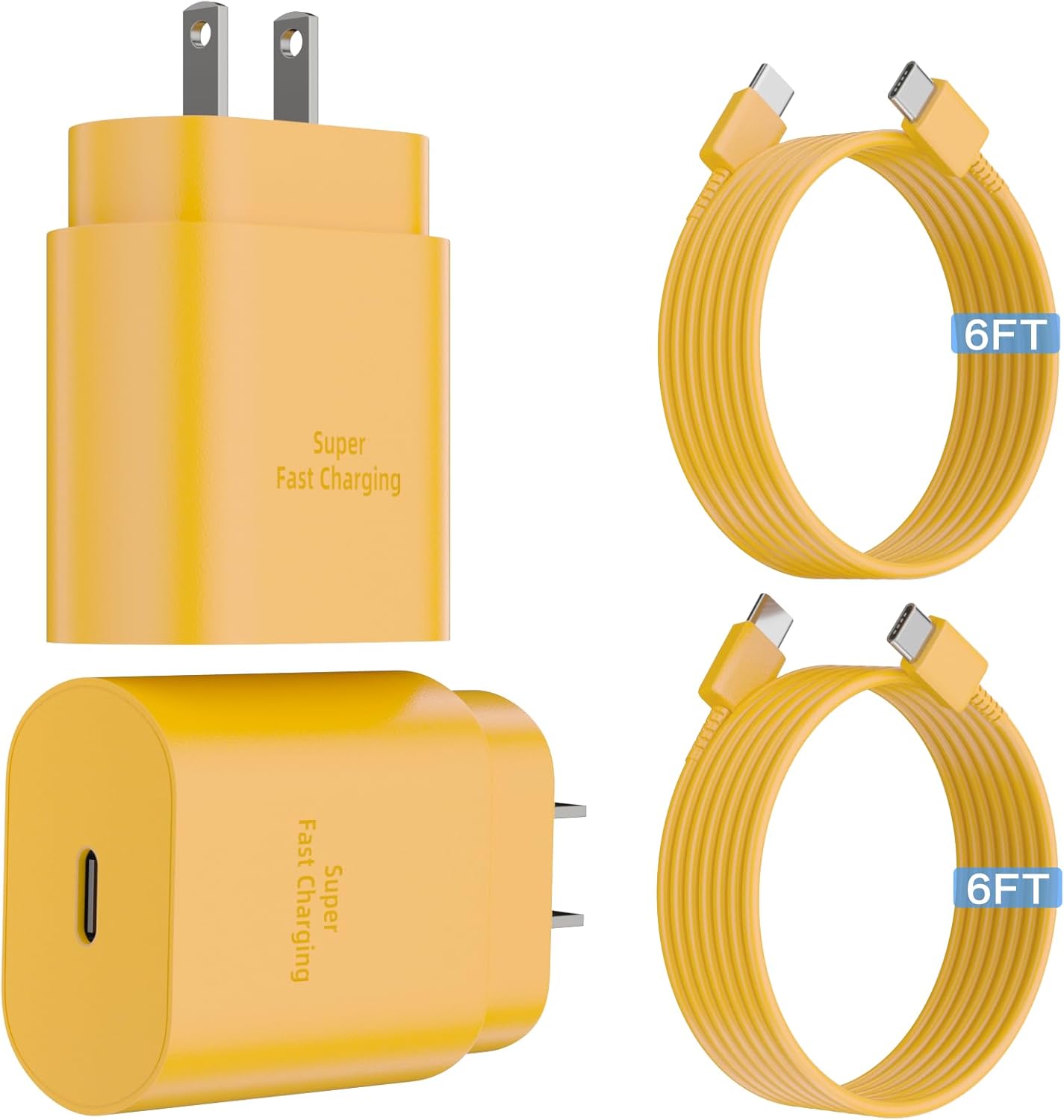 Super Fast 25W USB C Charger 2-Pack