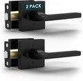 Mega Handles Prime Privacy Door Handle - 2 Pack Matte Black