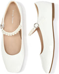 CosyFever Women's Dressy Mary Jane Ballet Flats - Polished