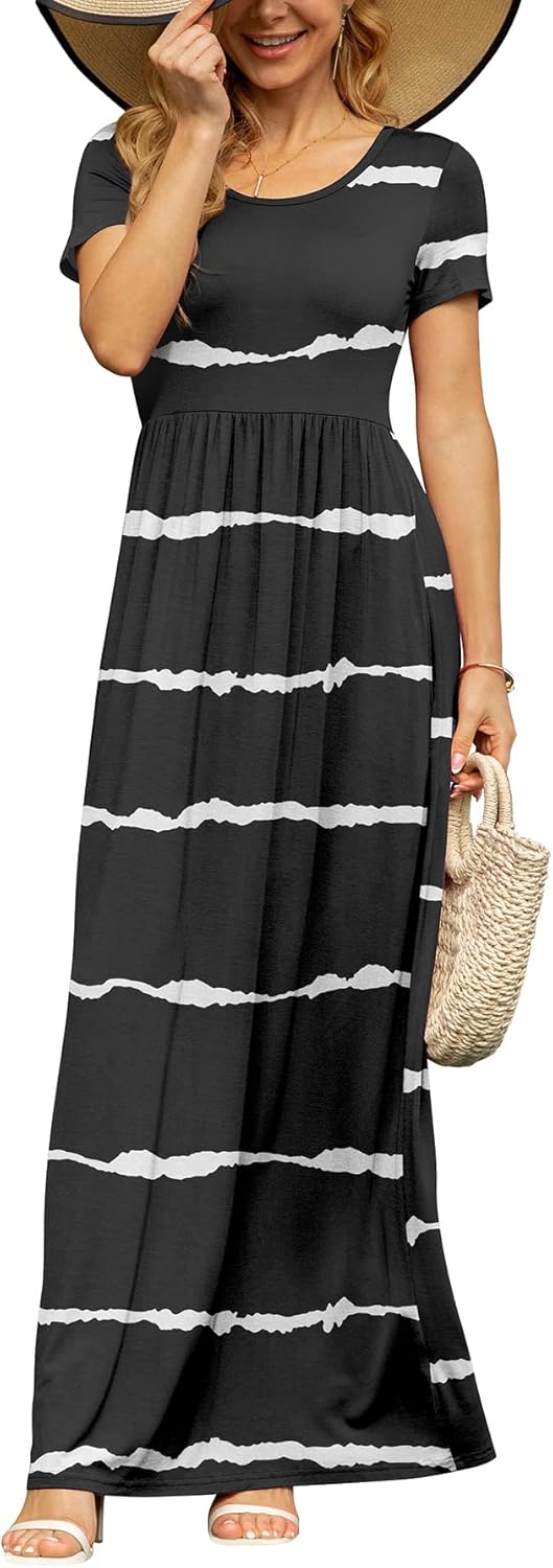 DB MOON Womens Summer Maxi Dresses with Pockets for Every Occasion