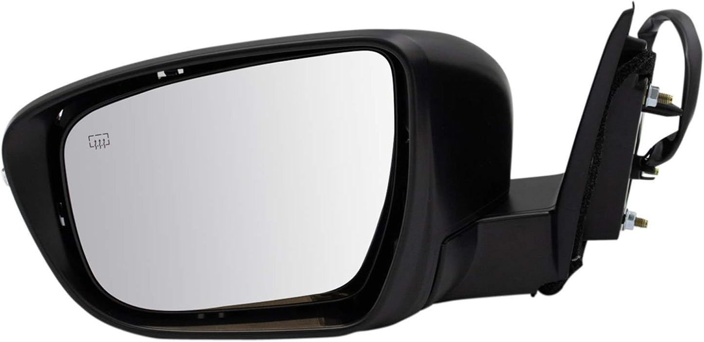 TRQ Left Mirror Drivers Side for 2017-2021 Nissan Rogue Sport