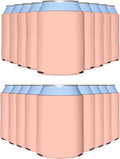 PartyPrints 1000 Pack Strawberry Ice Can Cooler Sleeves - Thick