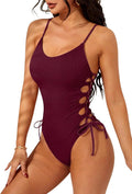 Narecte One Piece Swimsuit for Women with Chic High Cut Style