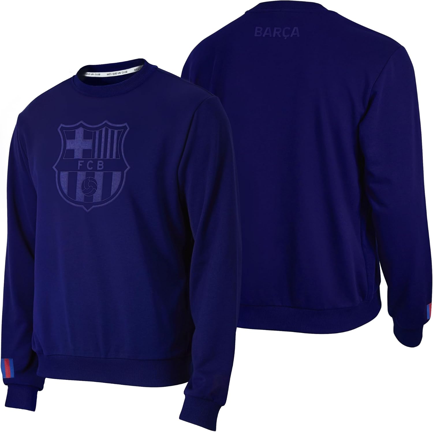 Officially Licensed FC Barcelona Monochromatic Crewneck Sweater