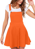 YOINS Overall Pinafore Dress Pleated Mini Suspender Skirt - Cute
