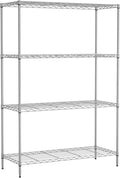 PayLessHere 4 Tier Shelving Unit 35in W x 13.4in D - Sturdy Storage
