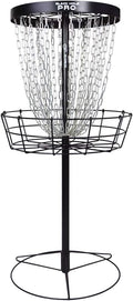 Black Hole Pro 24-Chain Disc Golf Basket - Portable Practice Target